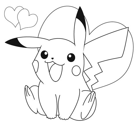 free pikachu coloring pages|Pikachu Coloring Pages (Free Printables for All Ages)